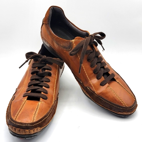 Pikolinos Men's Leather Hand Sewn Sneakers Size 44 (10-10.5).#1311‎